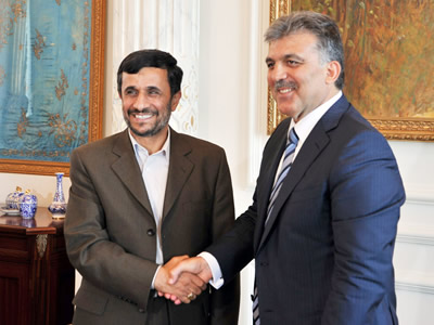 İran Cumhurbaşkanı Ahmedinejad Türkiye`de